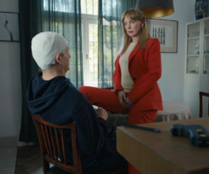 Barwy szczęścia, odcinek 3305. Łukasz (Michał Rolnicki), Agnieszka (Katarzyna Tlałka)