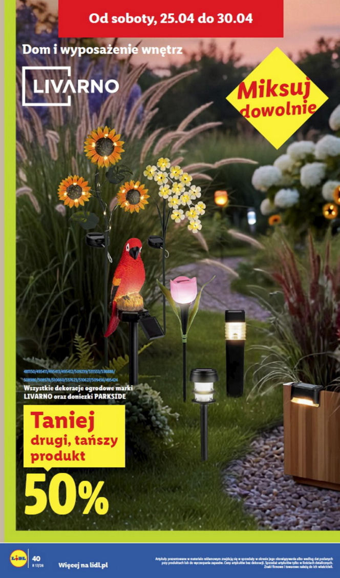 Majówka w ogrodzie- nowe promocje w Lidl
