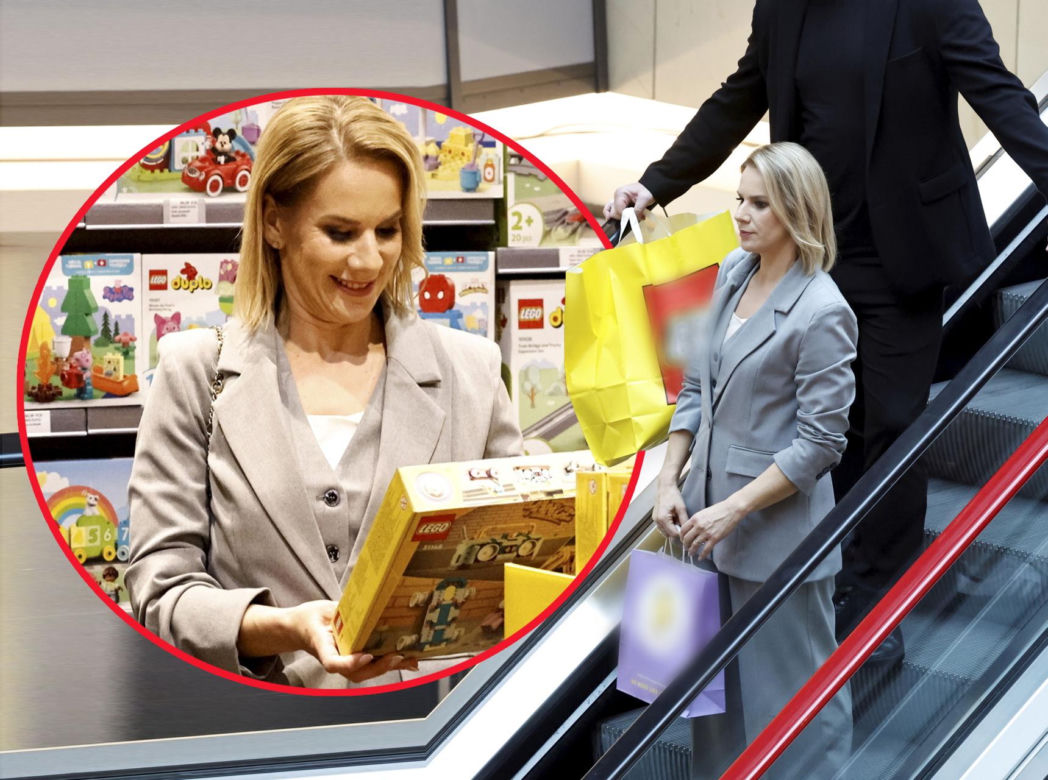 Marta Nawrocka kupuje prezenty na Dzień Dziecka