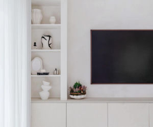 Wnętrze inspirowane Kolorem Roku Pantone 2026 Cloud Dancer