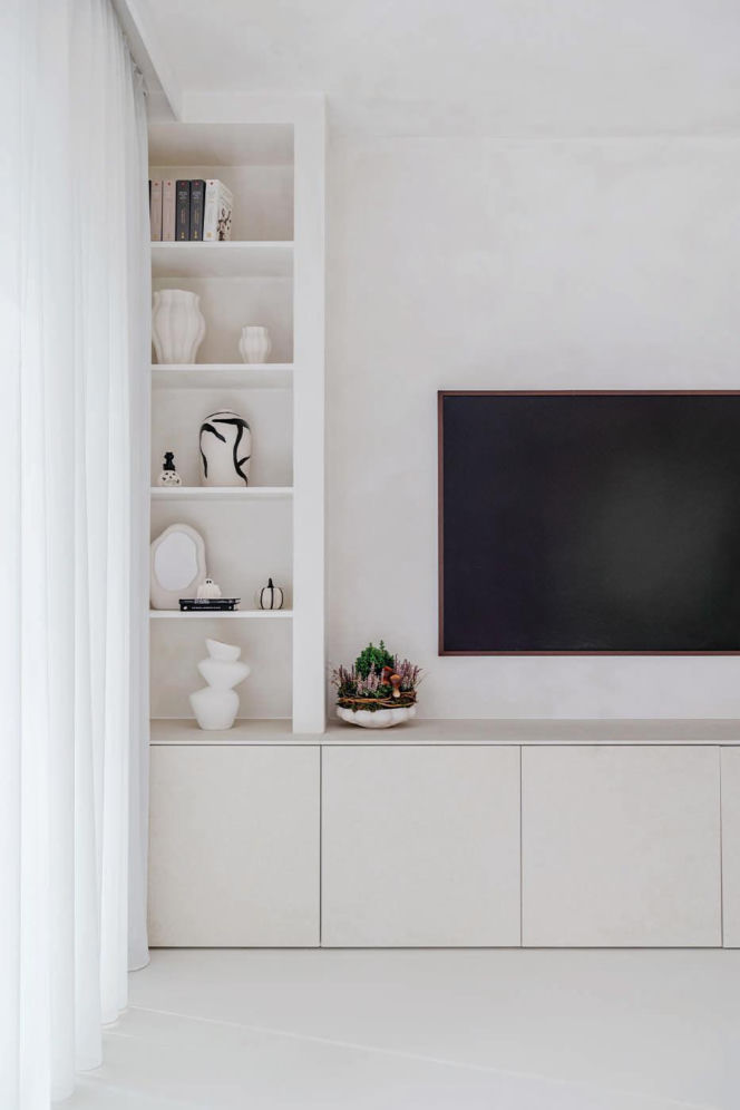 Wnętrze inspirowane Kolorem Roku Pantone 2026 Cloud Dancer