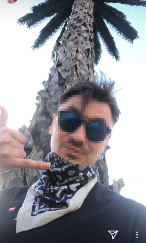Syn Zenka dostał gazem w twarz
