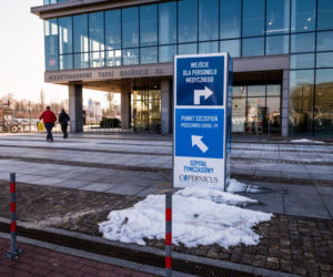 Szpital tymczasowy w Amber Expo w Gdańsku 