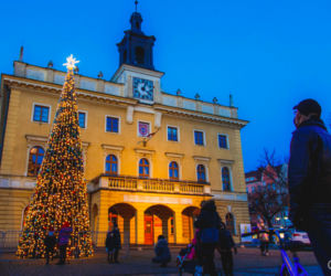 Choinka w centrum Ostrowa