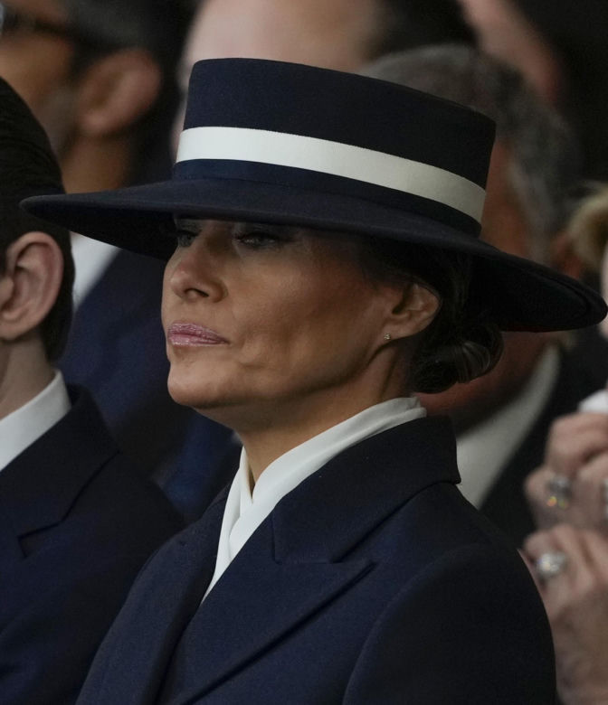 Melania Trump na inauguracji Donalda Trumpa. Jeden szczegół zwraca uwagę