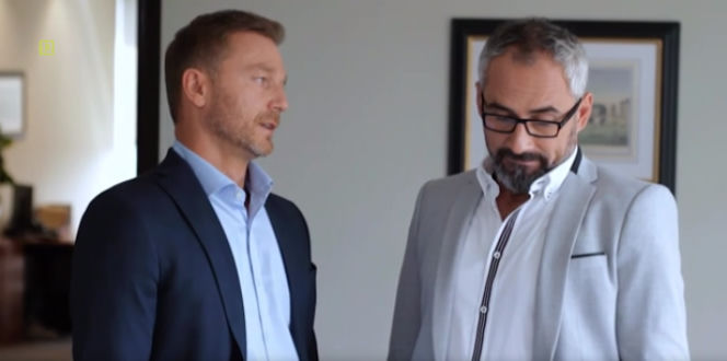 M jak miłość po wakacjach 2017, Andrzej (Krystian Wieczorek), Adam (Jacek Kopczyński)