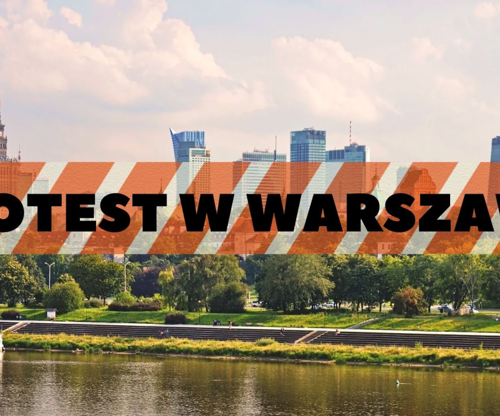 Protest w Warszawie
