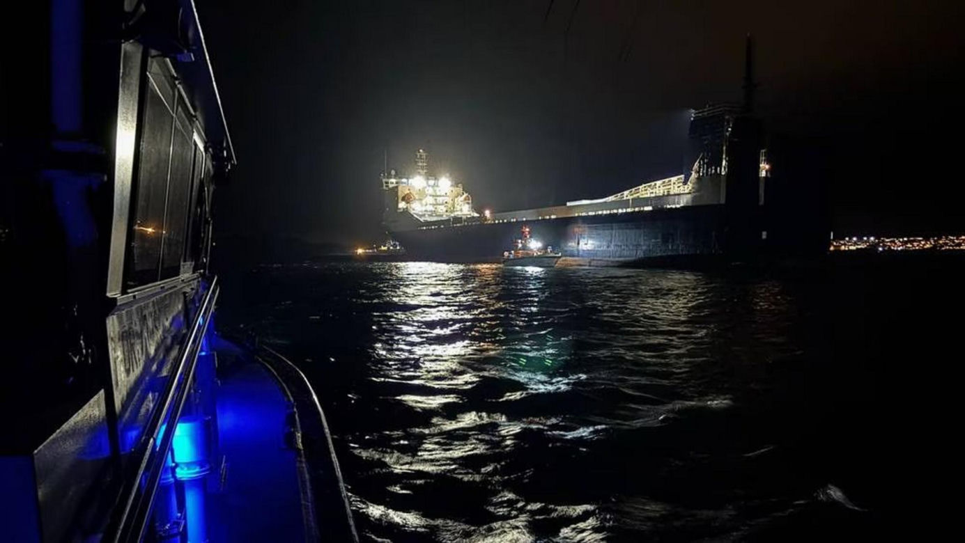 Norwegia. Statek z pociskami przeciwlotniczymi, które miały trafić do Polski, osiadł na mieliźnie
