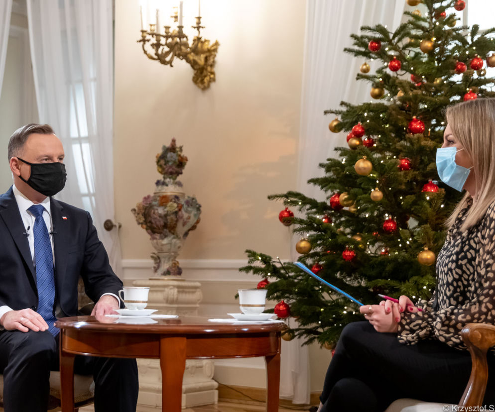 Andrzej Duda w programie Tydzień TVP