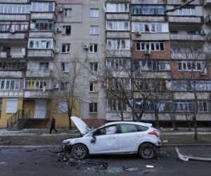 Inwazja na Ukrainę - zniszczenia w Mariupolu