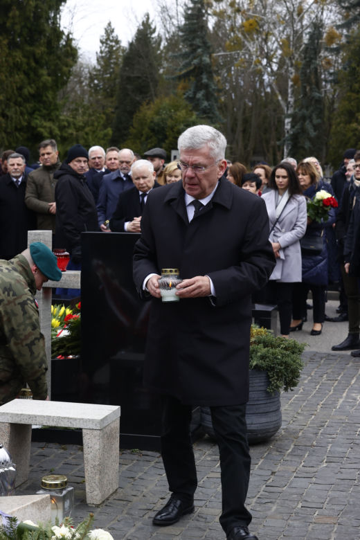 12. rocznica katastrofy smoleńskiej. Uroczystości na Powązkach Wojskowych