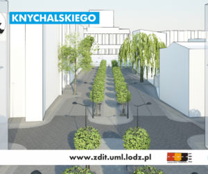 Tak będzie wyglądała ulica Knychalskiego przy dworcu Fabrycznym