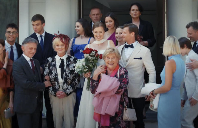 M jak miłość. Ślub Natalki (Dominika Suchecka) i Adama (Patryk Szwichtenberg)