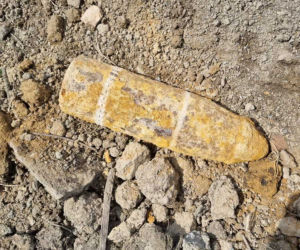 Interwencja saperów w Żabnie. Wojenna pamiątka znaleziona podczas budowy