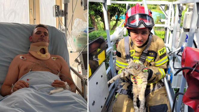 Pechowy upadek i diagnoza, która ścina z nóg. Pomóżmy strażakowi!