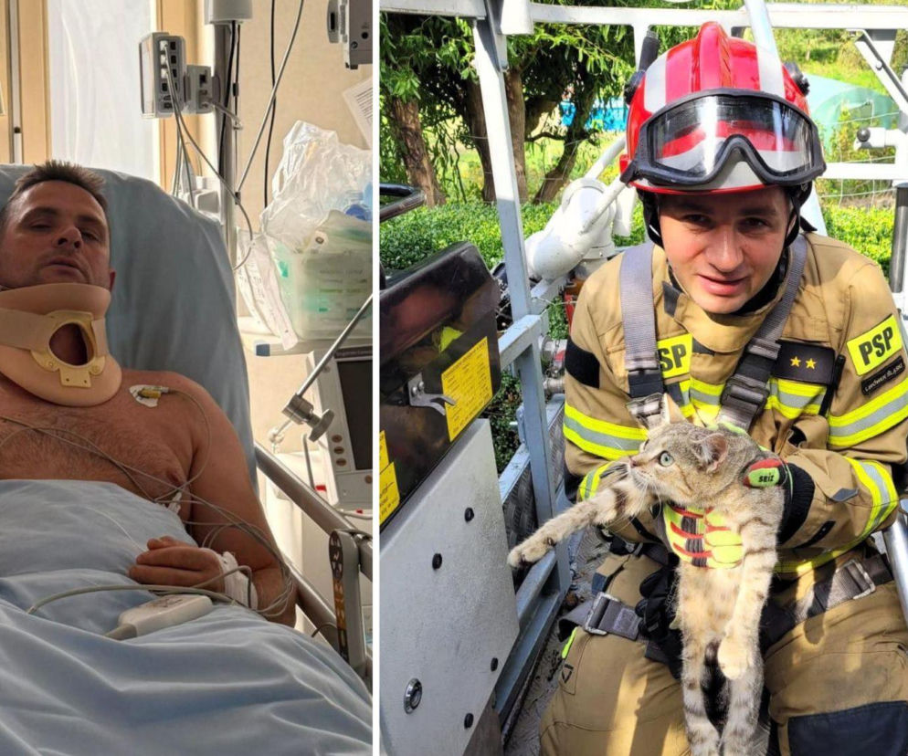 Pechowy upadek i diagnoza, która ścina z nóg. Pomóżmy strażakowi!