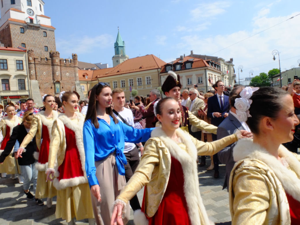 Lublin tańczył poloneza na Święto Konstytucji 3 Maja