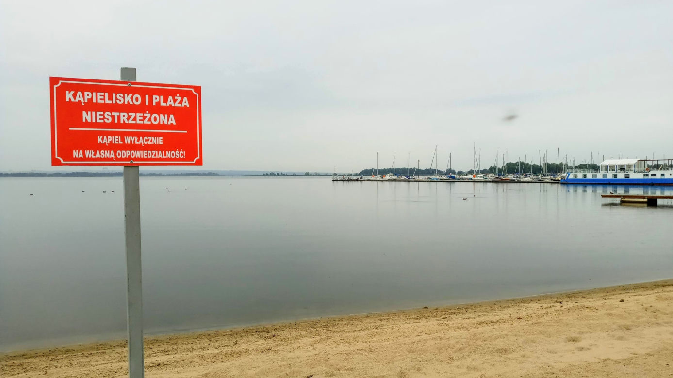 Plaża w Dąbiu otwarta po remoncie