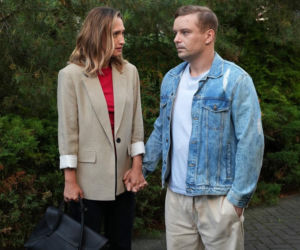 Barwy szczęścia, odcinek 3319. Asia (Anna Gzyra), Hubert (Marek Molak)