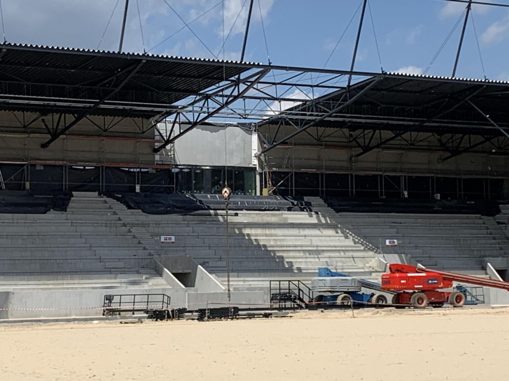 Stadion Miejski w Katowicach jest na ukończeniu. Najnowsze zdjęcia z czerwca