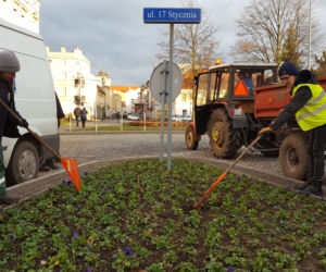 Za nieco ponad miesiąc wiosna! Na skwerach w Lesznie zaczęły się już pozimowe porządki