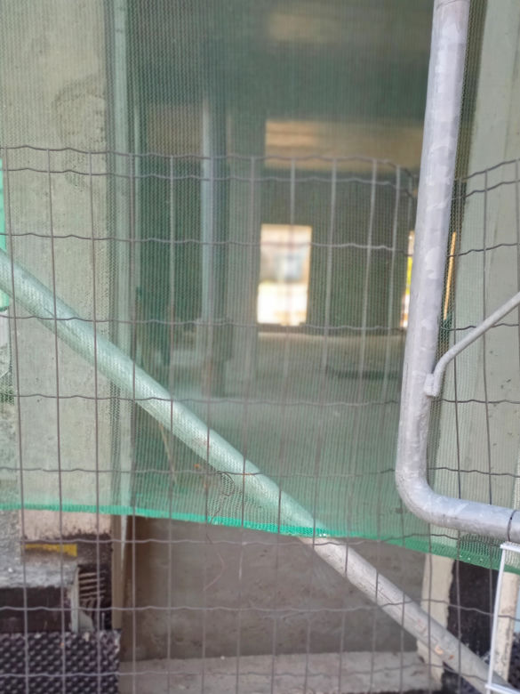 Słup wrósł w nowy budynek. Niecodzienna sytuacja w Szczecinie