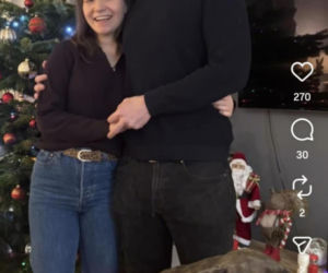 Jacek Rozenek - święta z żoną i synami