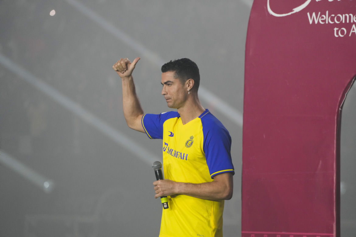 powitanie Cristiano Ronaldo w Al-Nassr