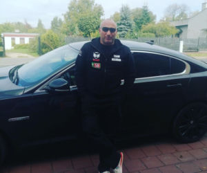 Marcin Najman jeździ Jaguarem XF