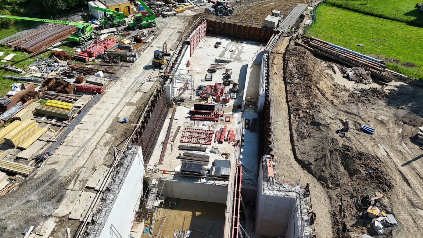 Budowa tunelu na zakopiance - w Krzyszkowicach