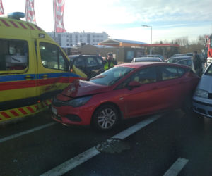 Olsztyn: Karambol na skrzyżowaniu Pstrowskiego/Sikorskiego