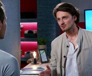 Barwy szczęścia, odcinek 2144. Radek (Filip Kosior), Franek (Mateusz Banasiuk)