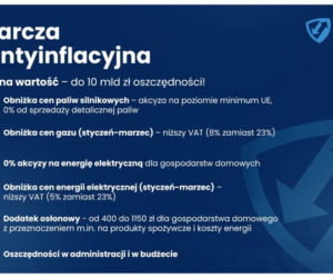 Tarcza Antyinflacyjna przejęta przez rząd