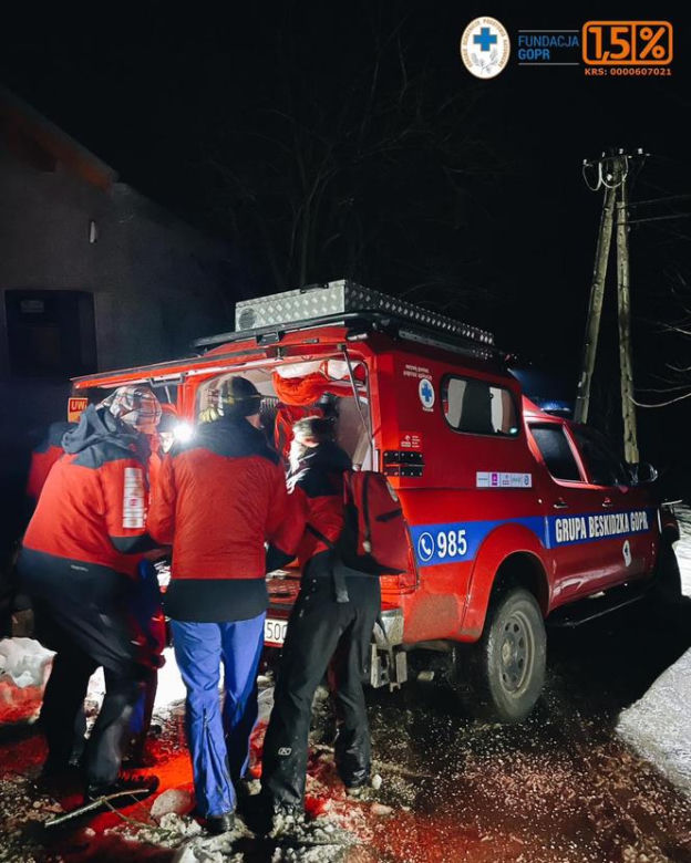 Akcja ratunkowa GOPR-u w Beskidach