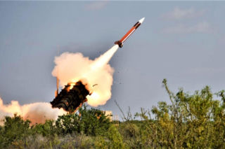 PAC-3MSE na wyrzutni Patriot