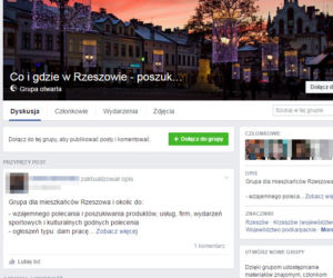 Praca w Rzeszowie: Grupy na Facebooku z ofertami