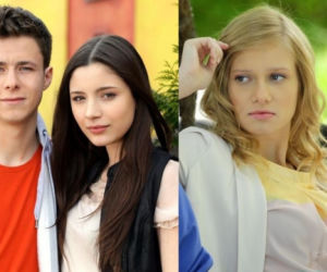 M jak MIŁOŚĆ. Łukasz (Adrian Żuchewicz), Zuza (Ada Chlebicka) i Karolina (Aleksandra Kusio)