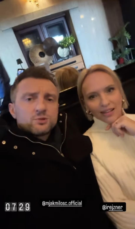 M jak miłość na planie. Dorota (Iwona Rejzner), Bartek (Arkadiusz Smoleński)
