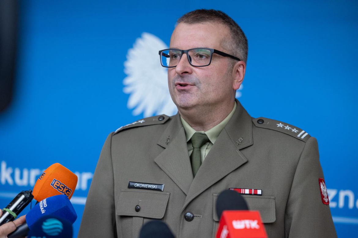Briefing prasowy prok. Bartosza Okoniewskiego w sprawie drona z Rusinowa