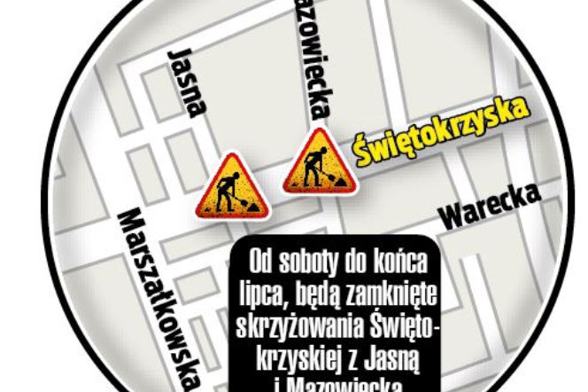 Centrum odcięte od miasta