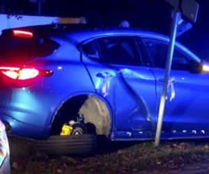 Wypadek pary młodej na Bemowie