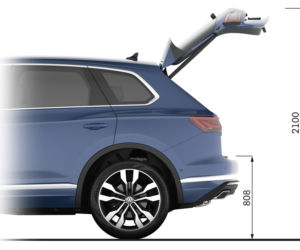 2018 Volkswagen Touareg - wymiary nadwozia