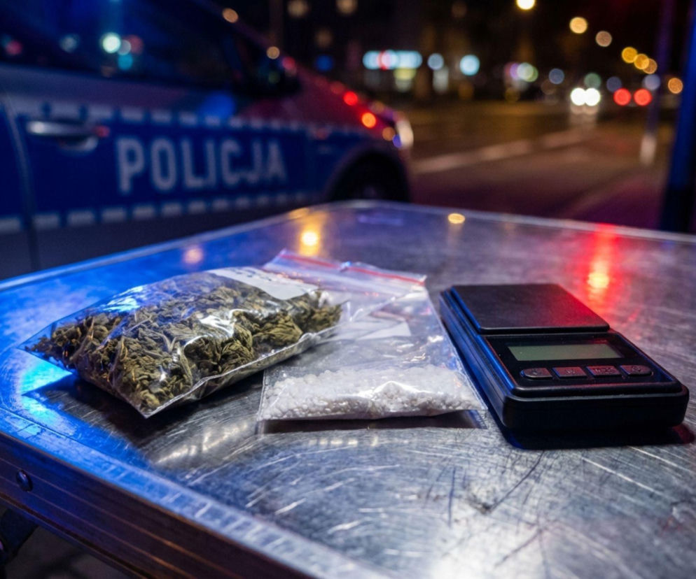 Zatrzymanie dilera w Gdańsku. Uciekając staranował policyjny radiowóz