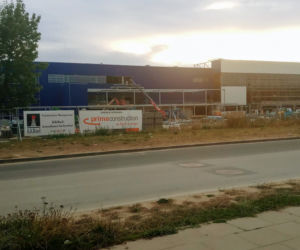 Budowa sklepu IKEA w Szczecinie - sierpień 2020