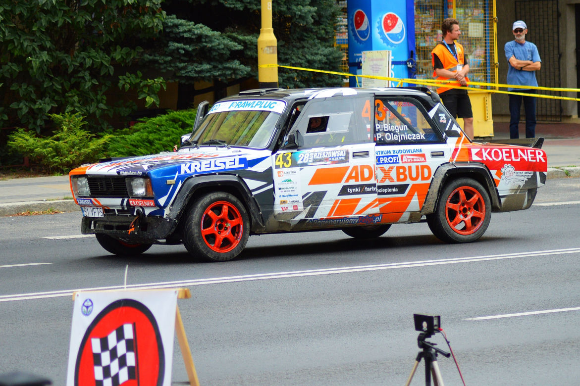 28. Rajd Rzeszowski - odcinek specjalny w Rzeszowie