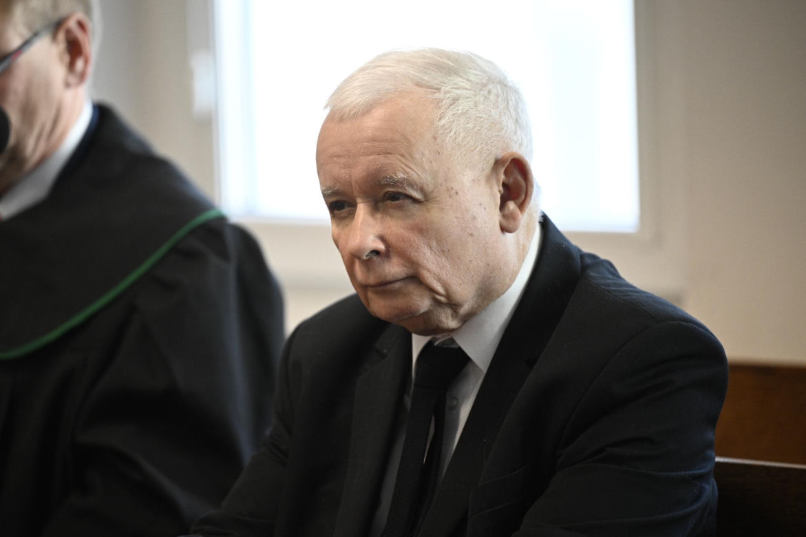 Kaczyński spotkał się z Brejzą przed sądem