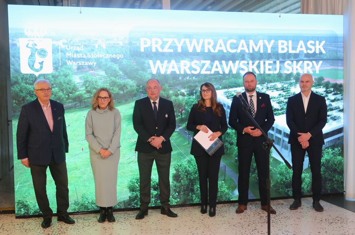 Nowoczesna hala stanie na Skrze w Warszawie. Urzędnicy szukają projektanta
