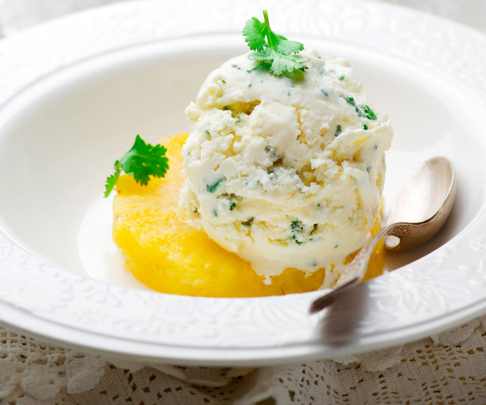 Lody w 5 minut - błyskawiczne domowe lody ananasowe