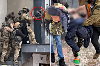 Podwójne zabójstwo na Targówku. Radek J. maczetą atakował kontrterrorystów