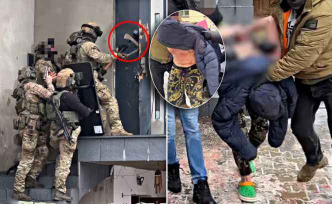 Podwójne zabójstwo na Targówku. Radek J. maczetą atakował kontrterrorystów